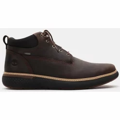 Timberland Homme Cross Mark GTX Chukka Dark Brown Full Grain