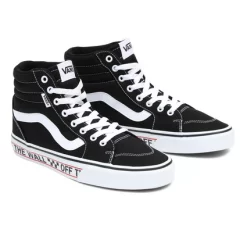 Baskets Vans Men Filmore Hi OTW Sidewall Black White -Baskets Soldes VN0A5HZLBA2 2