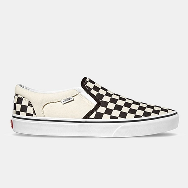 Baskets Vans Men Asher Checkers Black Natural 1 Baskets Vans Men Asher Checkers Black Natural