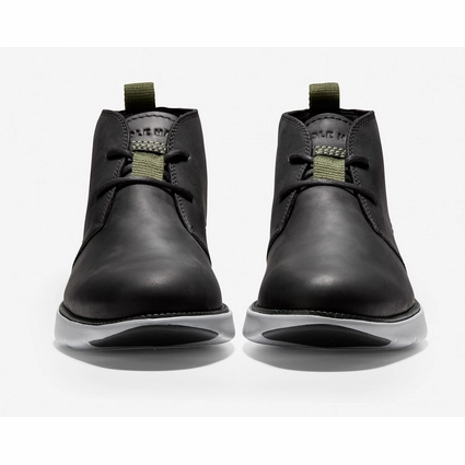 Baskets Cole Haan Homme Grand Atlantic Chukka WR Black Microchip 2 Baskets Cole Haan Homme Grand Atlantic Chukka WR Black Microchip – Image 2