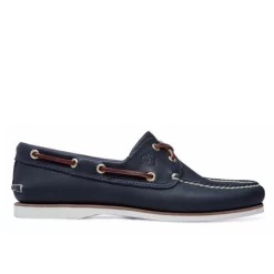 Timberland Men Classic Boat 2 Eye Navy Smooth 9 Timberland Men Classic Boat 2 Eye Navy Smooth -Baskets Soldes timberland3 1