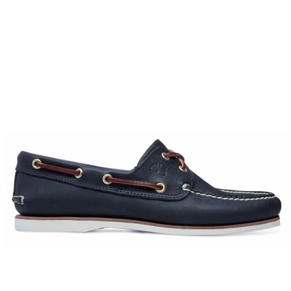 Timberland Men Classic Boat 2 Eye Navy Smooth 5 Timberland Men Classic Boat 2 Eye Navy Smooth – Image 5