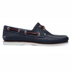 Timberland Men Classic Boat 2 Eye Navy Smooth